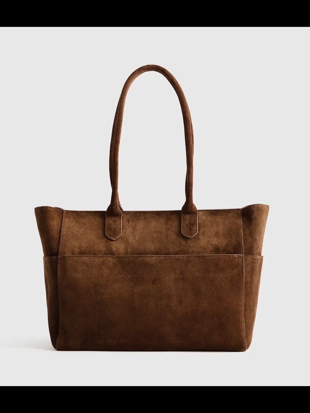 Quince Brown Suede Tote Bag - Women